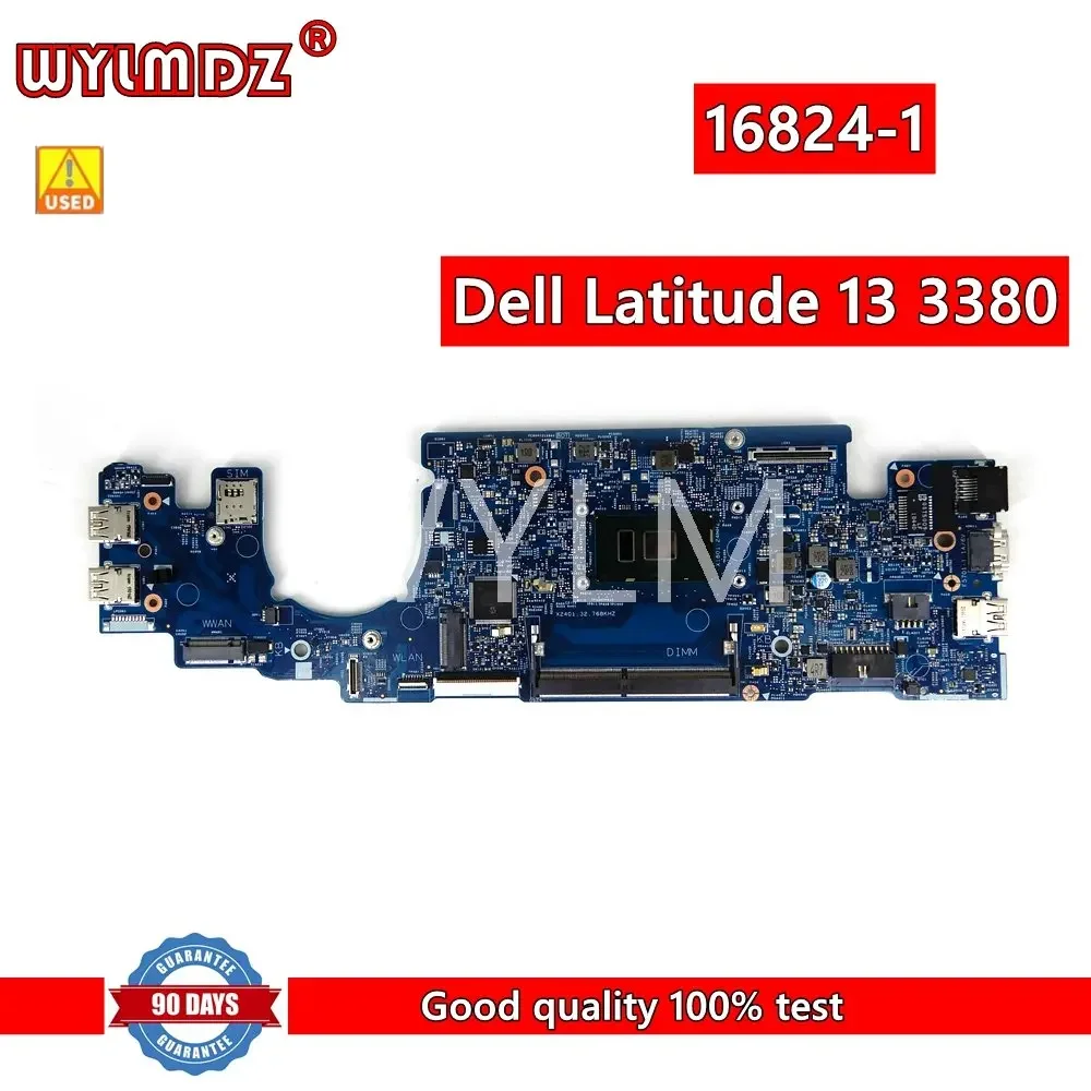 16824-1 I3 / I5 CPU Notebook Mainboard For Dell Latitude 13 3380 Laptop Motherboard CN-063JCX 066FRK 100% Well Working