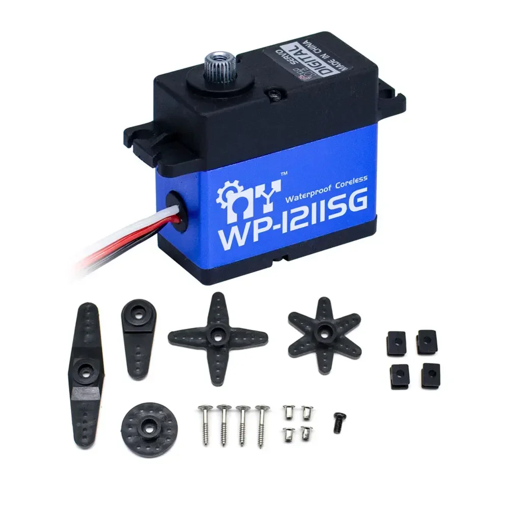 OverShoot MY Servo WP-1210SG 1211SG 7.4V 32KG/7.4V 25KG Titanium Gears Coreless Servo digitale standard per parti di elicotteri Rc