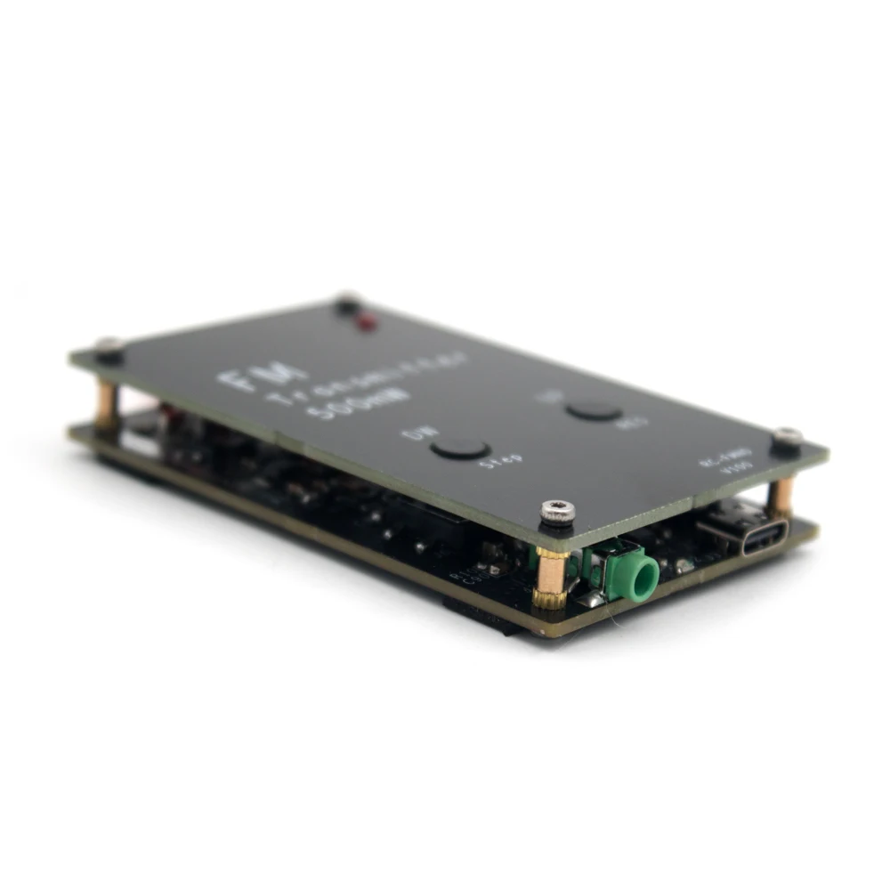 Imagem -03 - Transmissor Estéreo fm Transmissor fm 88108mhz para Transmissão de Rádio Dsp Receptor de Estação de Rádio do Campus Transmissor fm 0.5w