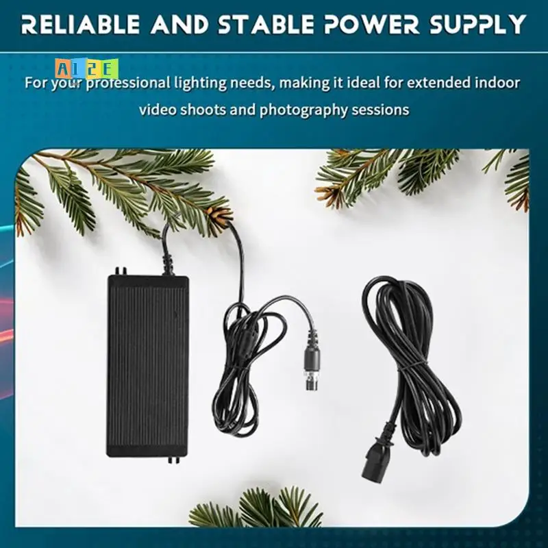 

A12E-Ulanzi AD-2 200W DC Power Adapter Cord For Ulanzi VL-200Bi COB Light VL-200Bi Stable Indoor Power Supply