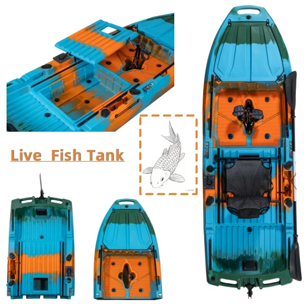 2025  LSF Detachable  2 Pcs  Modular Kayak Fishing   Widest and Most Stable  Pedal Kayak  Kayak Canoe  Boat  Easy to Carry