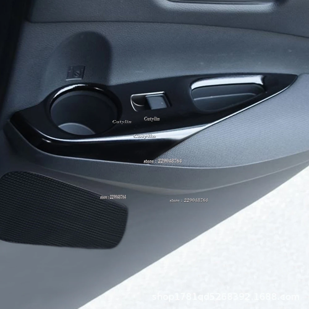 

RHD For Toyota Corolla Cross 2025 2026 Interior Accessories Black Color Window Switch Button Lift Cover Trim Armrest Panel