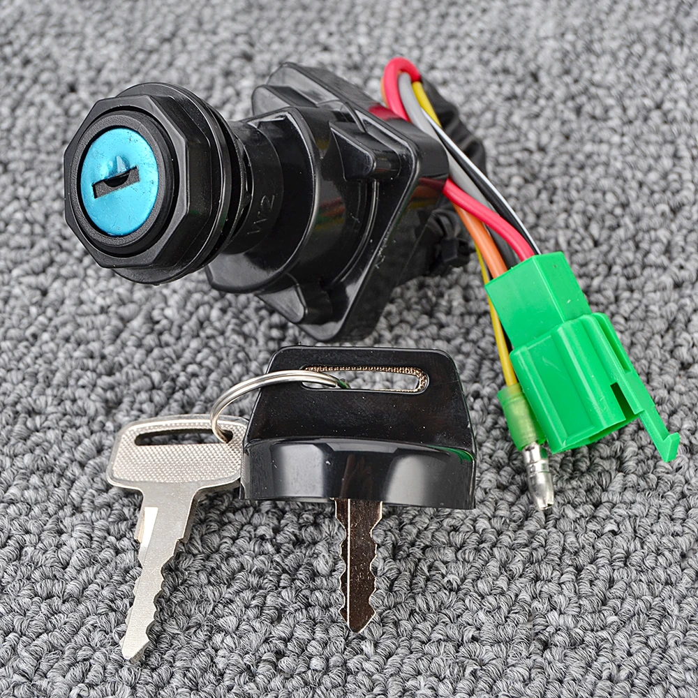 For Suzuki LT-F250 QuadRunner 4WD 1999-2001 / LT-F 4WD KingQuad 1991-1998 Motorcycle Ignition Switch with Key 37110-19B01