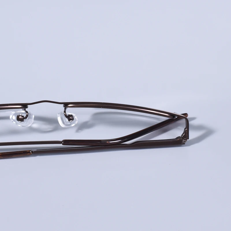 2025 männer Blau Licht Blockieren Lesebrille Metall Halb Rahmen Brillen Mit Frühling Scharnier Computer Reader + 125 + 175 – Detail 25
