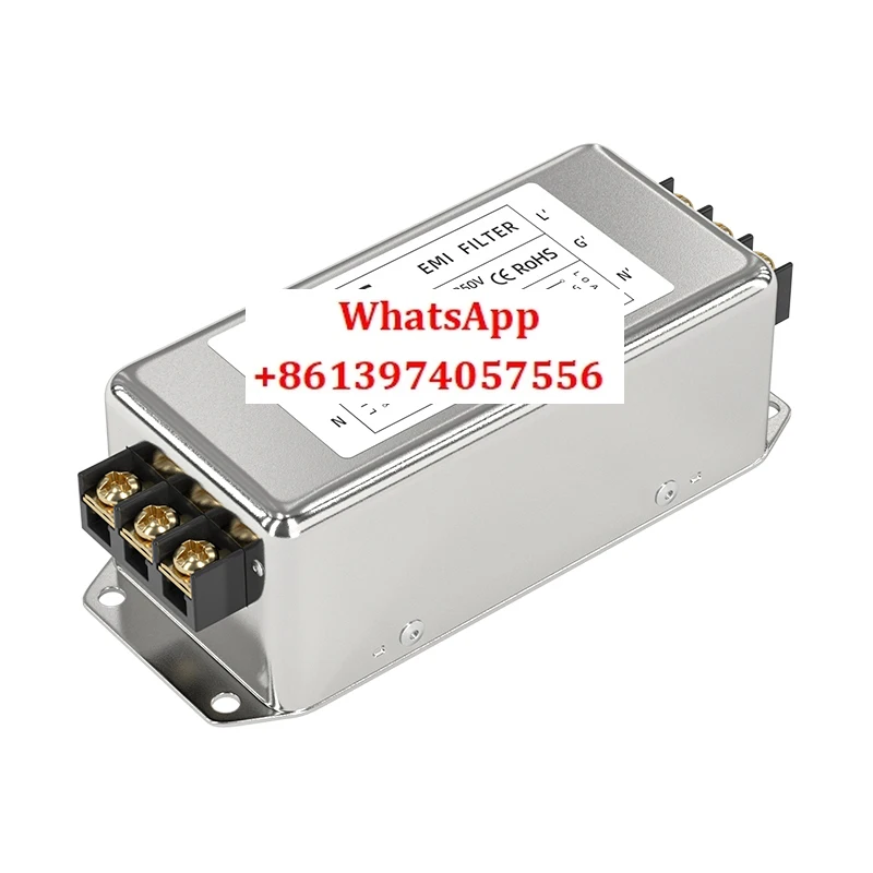 

Single phase three pole power filter CW4L3-6/10/20/30A-R terminal block EMI anti-interference AC 220V