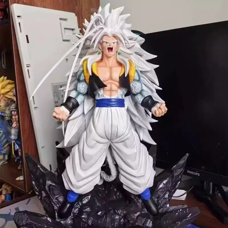 

Bandai Super Saiyan 5 Goku Battle Damaged Fighting State Action Figure Collectible Statue Desktop Ornament Gift For Boyfriend