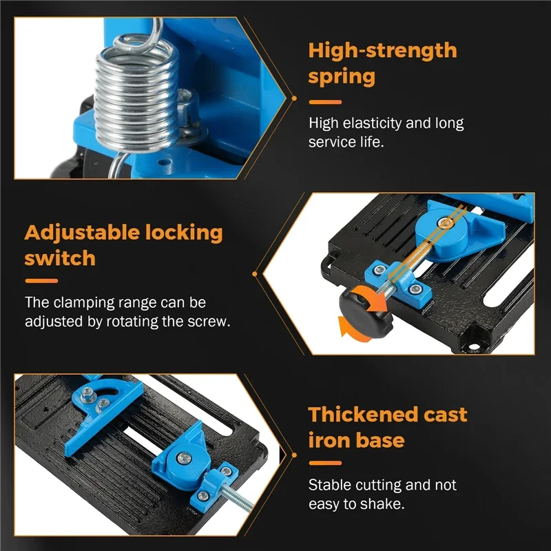 2 in 1 Angle Grinder Drill Bracket Fixed Polishing Conversion Cutting Machine Table Electric Drill Support Power Tool Accessory