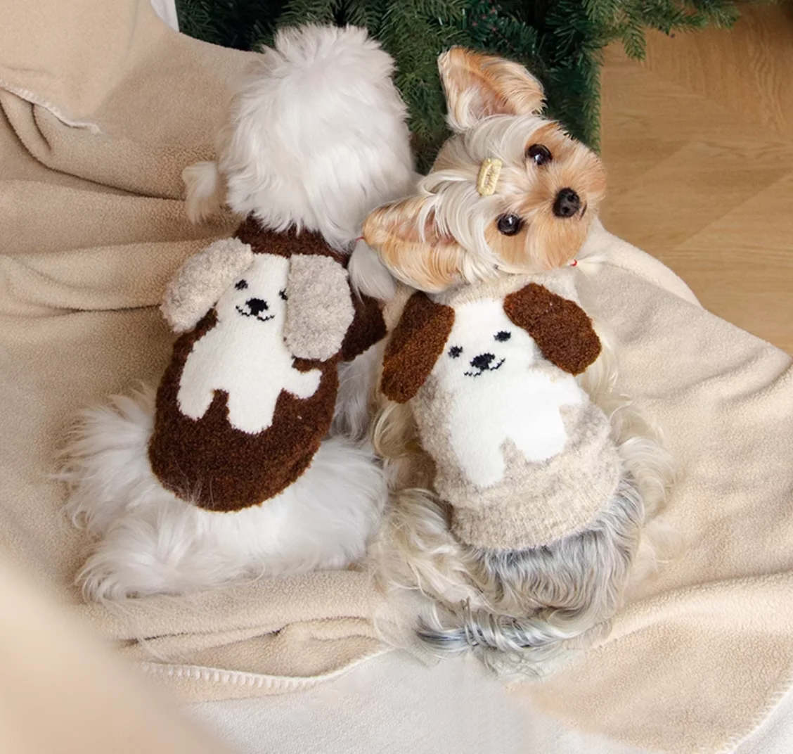 

Super Soft Ins Trendy And Warm Pet Clothing Puppies Dog Sweater Christmas Gift