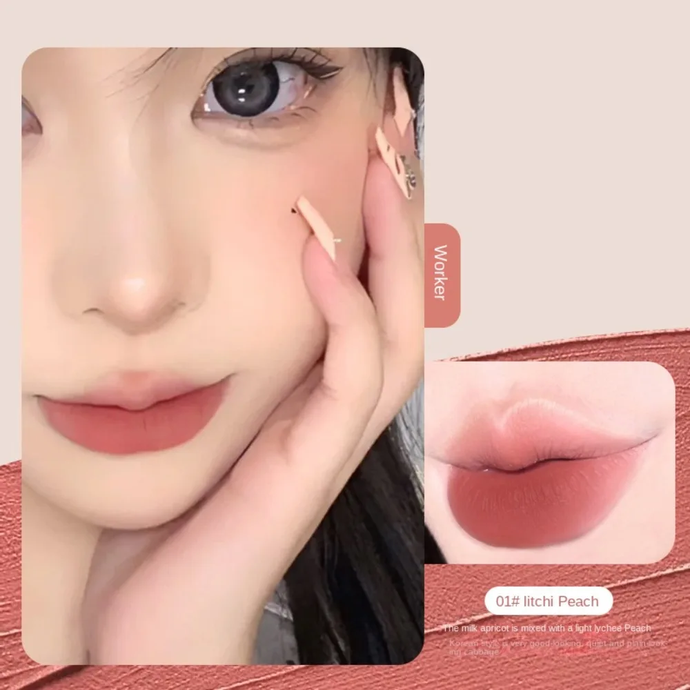 Air Mist Sensation Soft Air Mist Lipstick Natural Waterproof Muddy Texture Lip Gloss Lasting Soft Fog Velvet Matte Lip Mud Men