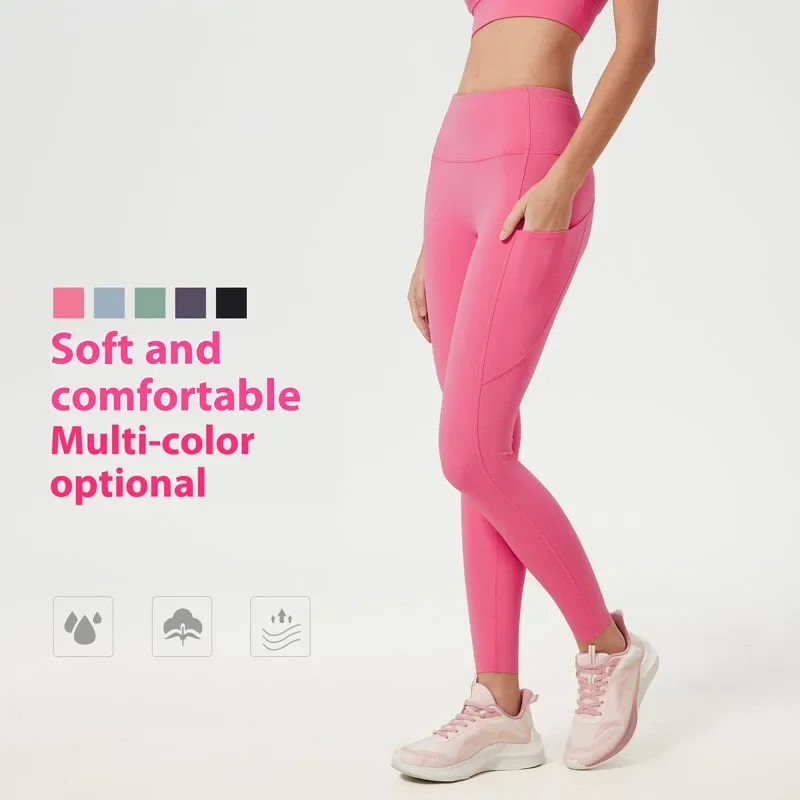 28'' Fast Free Reflective High Rise Tights Weightless Feels Sleek Yoga Pant Women Running Leggings With Two Side Drop-in Pockets