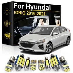 Car Interior LED Lights For Hyundai IONIQ 2016 2017 2018 2019 2020 Parts Accessories Canbus Map Dome Trunk License Plate Lamp