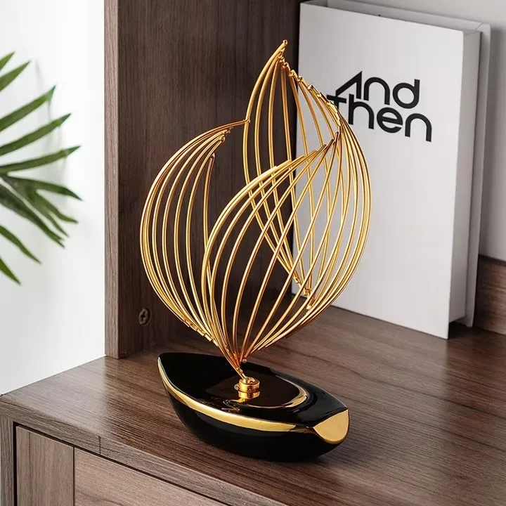 

Fengsheng Shui Boat Home Furnishing Ornament Entrance Ornament Chinese Living Room TV Cabinet Crafts Housewarming Gift