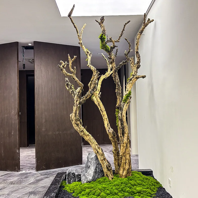 Artificial Driftwood Branches Natural Logs High Quality Eco-Friendly Indoor Plant Decoration Simulation Landscape Trees Greenery