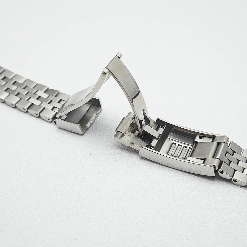 20mm Hochwertiges GMT-Uhrenarmband aus Stahl, Herren-Uhrenzubehör, Ersatzarmband, passend für GMT-Gehäuse, Faltschließe, Uhrenteil – Detail 4