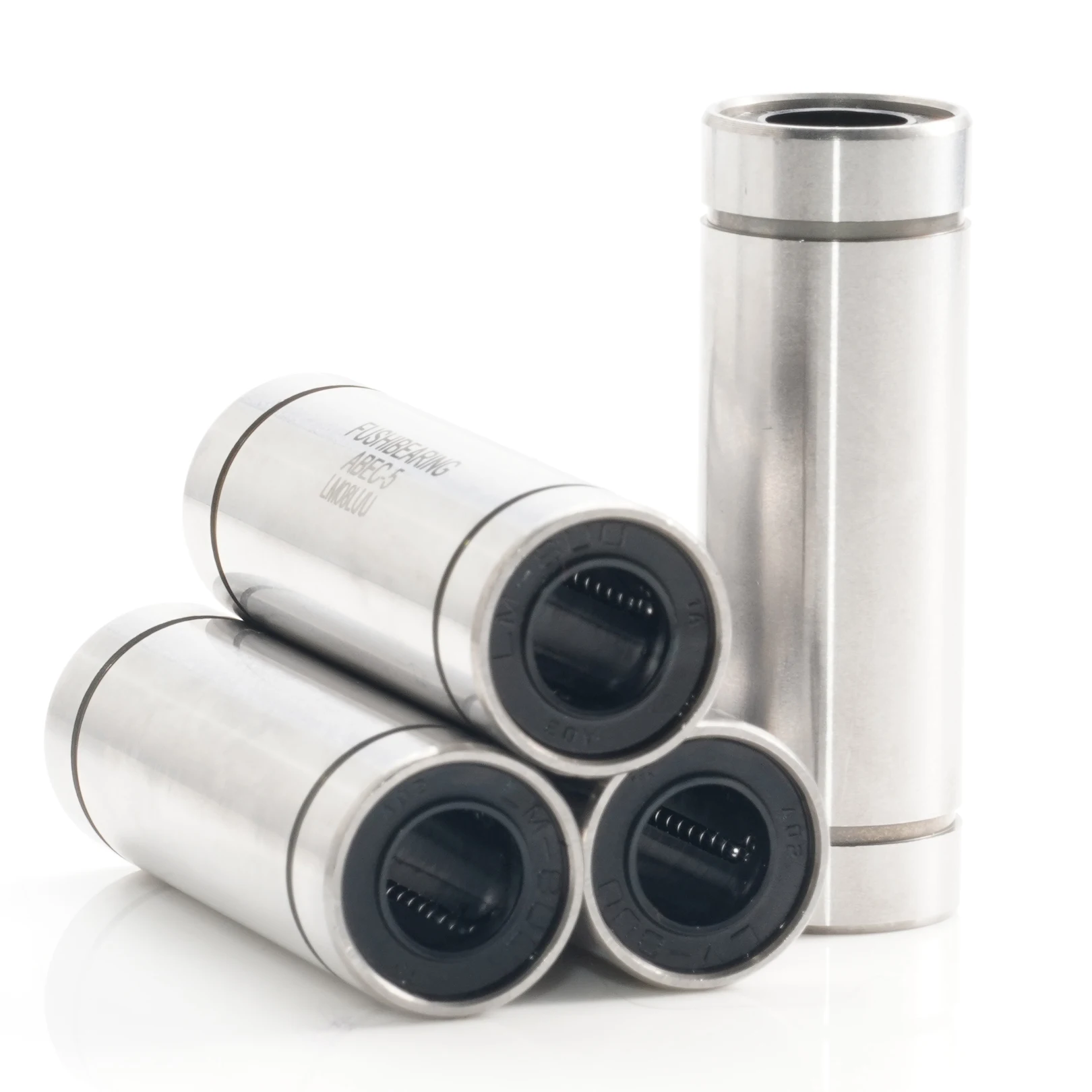 LM8LUU Linear Motion Bearing 8*15*45 mm ABEC-5 ( 4 PCS ) Long Type LM8 LM 8mm LM08LUU Linear Bearings LM8 LUU