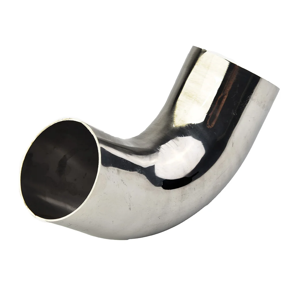 Mandrel Bend Elbow Stainless Steel Elbow 90 Degree 90° Replacement Silver 304 Stainless Steel Accessory Exhaust