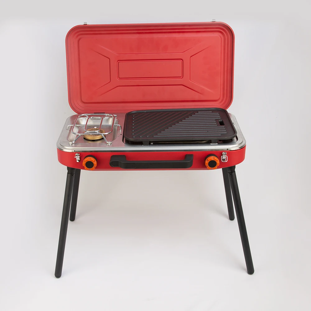 

2026 New Design Outdoor Gas Grill With Premium Stainless Steel - Portable BBQ Cooker For Family Picnic, Camping, And Traveling