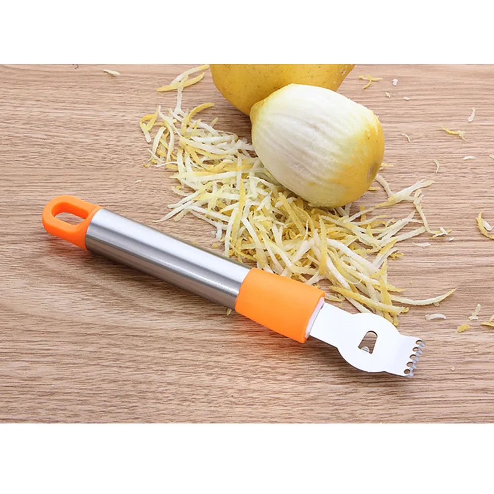 Stainless Steel Lemon Zester Grapefruit Grater Peeler Chocolate Slicer Random Color Kitchen Essential Citrus Fruit Cheese