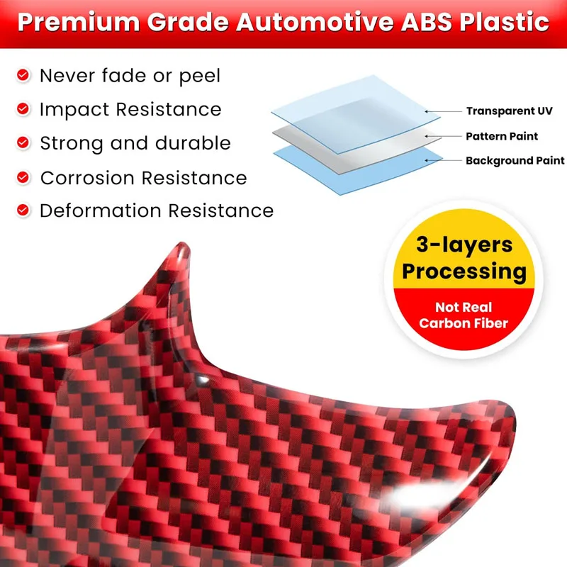 ألياف الكربون نظرة غطاء عجلة القيادة صب غطاء الكسوة ل شيفروليه كورفيت C7 Z06 Z51 ZR1 ستينغراي جراند سبورت 2014 - 2019