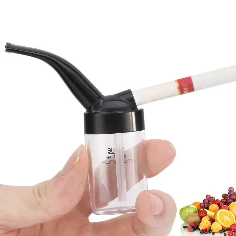 High Quality Pocket Size Mini Pipe Water Filter Cigarette Smoking Pipe Hookah Filter Outdoor Tool Smoking Cigarette Accessories