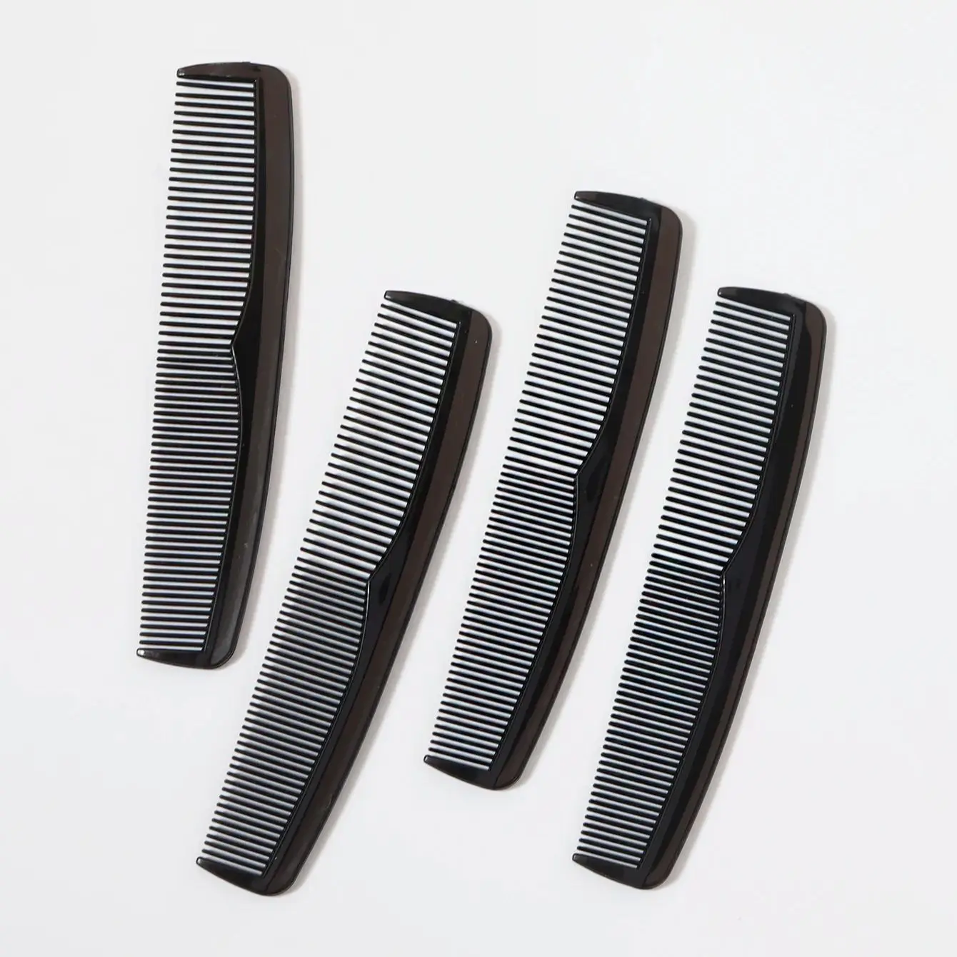 4Pcs Mini Portable Plastic Anti-Static Double-Sided Dense Toothed Hair Combs Styling Tools For Hair Accessories