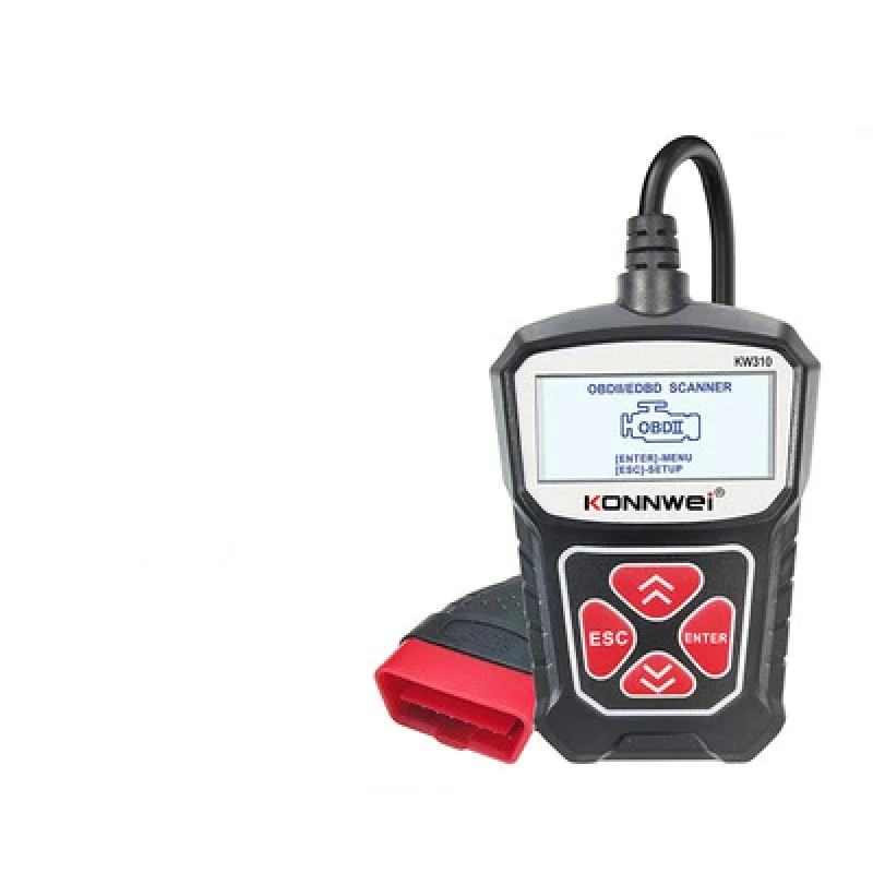 2025السبعة اللغات الجديدة KONNWEI KW310 V310 V309 MS309 ماسح بطاقة رمز القراءة لمشاكل السيارة #2