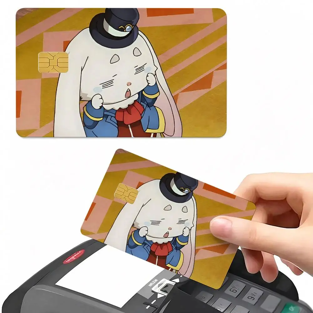 Emul Shangri-La Frontier Credit Card Sticker Waterproof PVC Skin Cover For Debit Bank Card, Removable Card Decal Wrap
