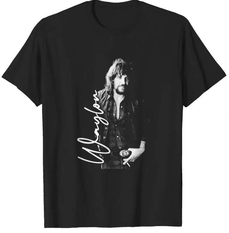 new - Waylon Jennings t Shirt, all size shirt color cute, signed t shirt