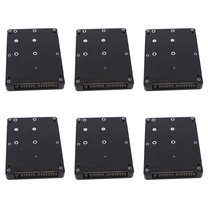 

6X 44PIN MSATA To 2.5 Inch IDE HDD SSD MSATA To PATA Adapter Converter Card With Case