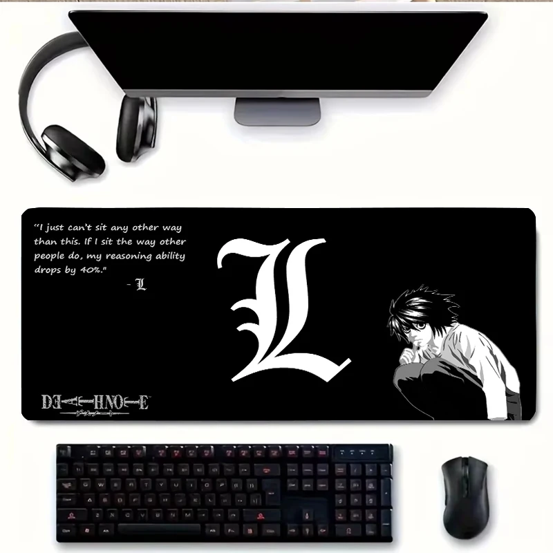 Anime D-Death N-Notes Mouse Pad Computer Laptop Anime Keyboard Mouse Mat Large Mousepad Keyboards Gamers Decoration Desk Mat