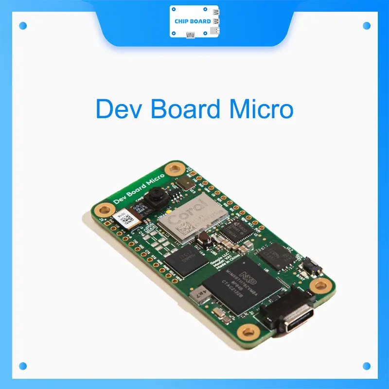 

Dev Board Micro — плата из ТПУ Coral Edge с камерой и микрофоном для прототипирования AI
