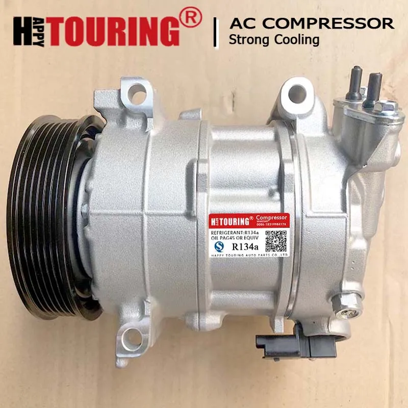Compressor de Ar Condicionado 6SEL16C para Citroen C4 Picasso I, C4 Grand Picasso I e Peugeot 3008 - Modelos 6453WJ, 6453WH, 648740, 648742, 6453YQ