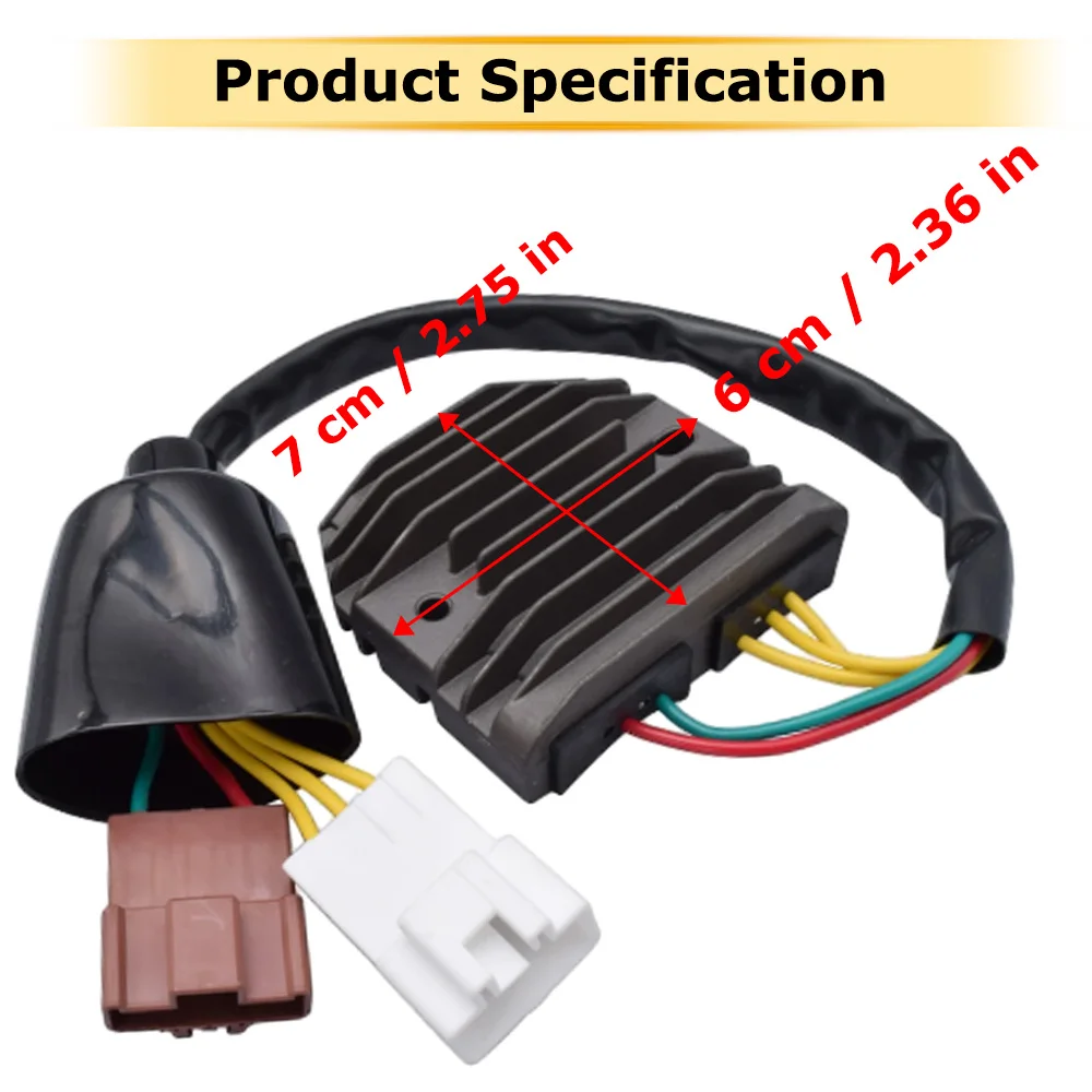Motorcycle Regulator Rectifier 2 Pins and 3 Pins 31600-MBT-D21, 31600-MBT-D51, FH008AA For Honda XL1000V Varadero 2003-2011
