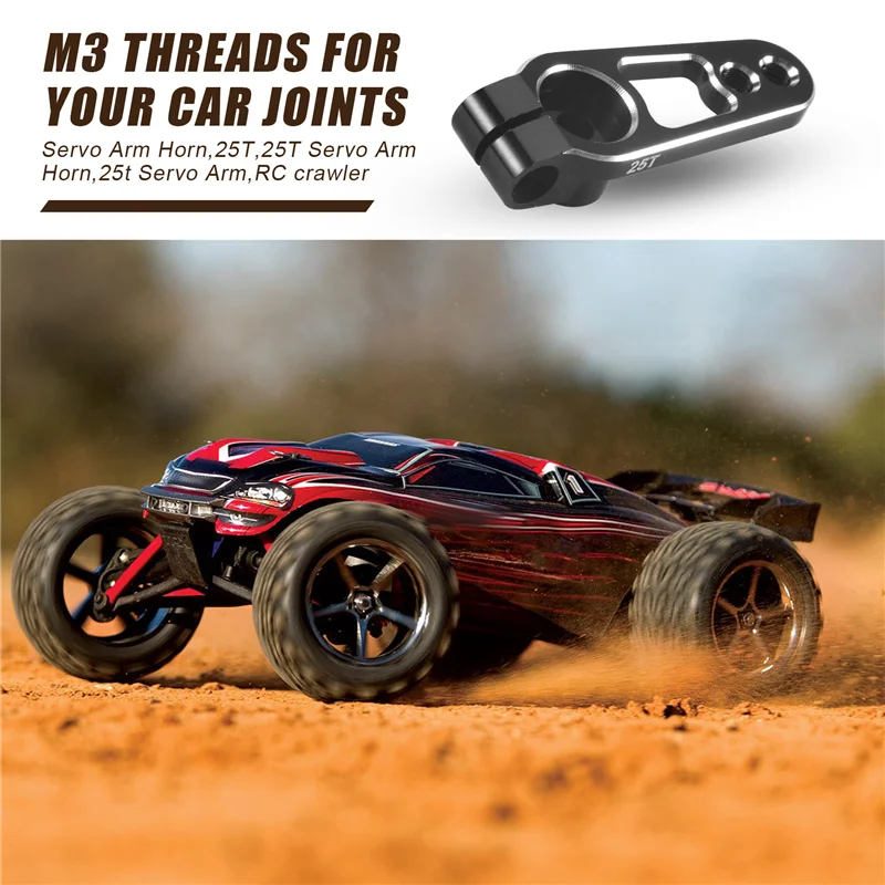 A63T-1PCS سبائك الألومنيوم 25T 31 مللي متر توجيه سيرفو الذراع القرن ل RC قطع غيار السيارات الزاحفة