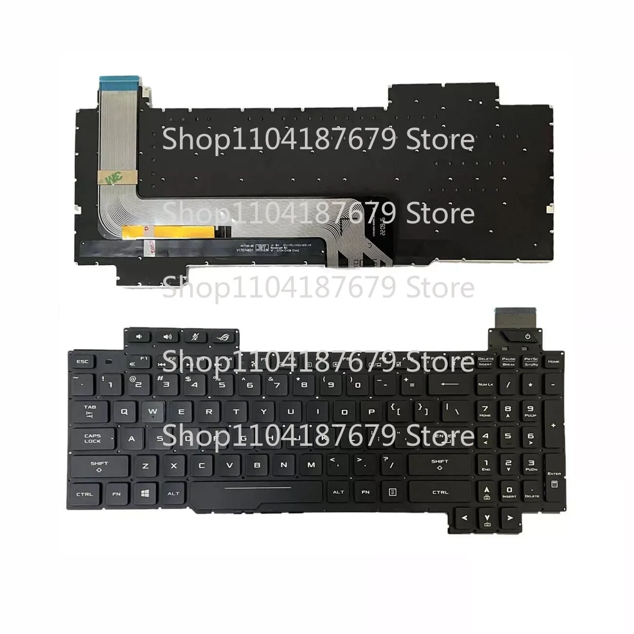 1pcs US Keyboard for Asus ROG Strix GL703V GL703VD GL703GE GL503VD GL503GE Laptop