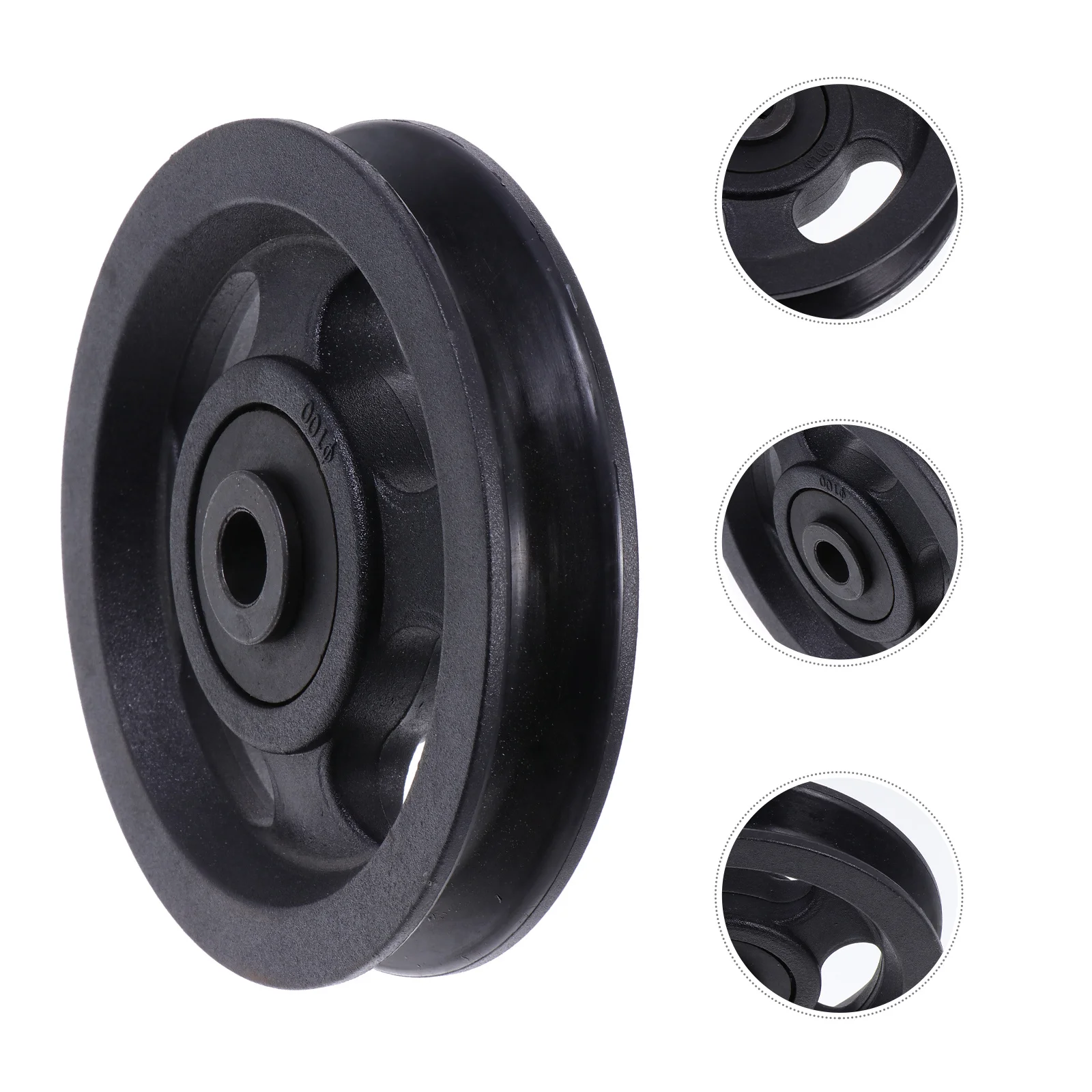 

2Pcs Sliding Wheel Sleeve Premium PP and Iron Bearing Pulley for Fitness Gym Equipment Replacement Smooth Lift Wheel Training