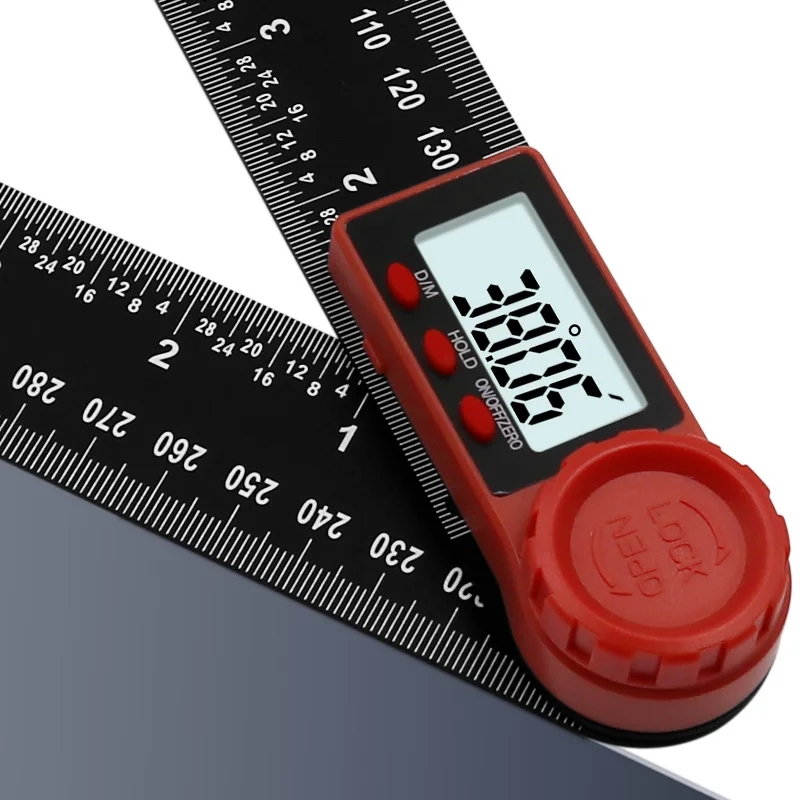 Electronic Protractor 2 IN1 200mm/300mm Digital Angle Ruler Inclinometer Angle Finder Digital Angle Gauge 0-360 Degree