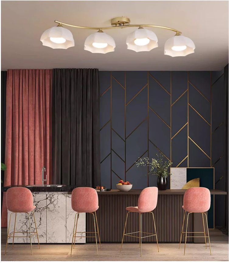 

Modern S Celing Lamps American Dining Room Restaurant Ceiling Lights Fixture Home Decoration Bedroom Living Room Lustre Lamparas