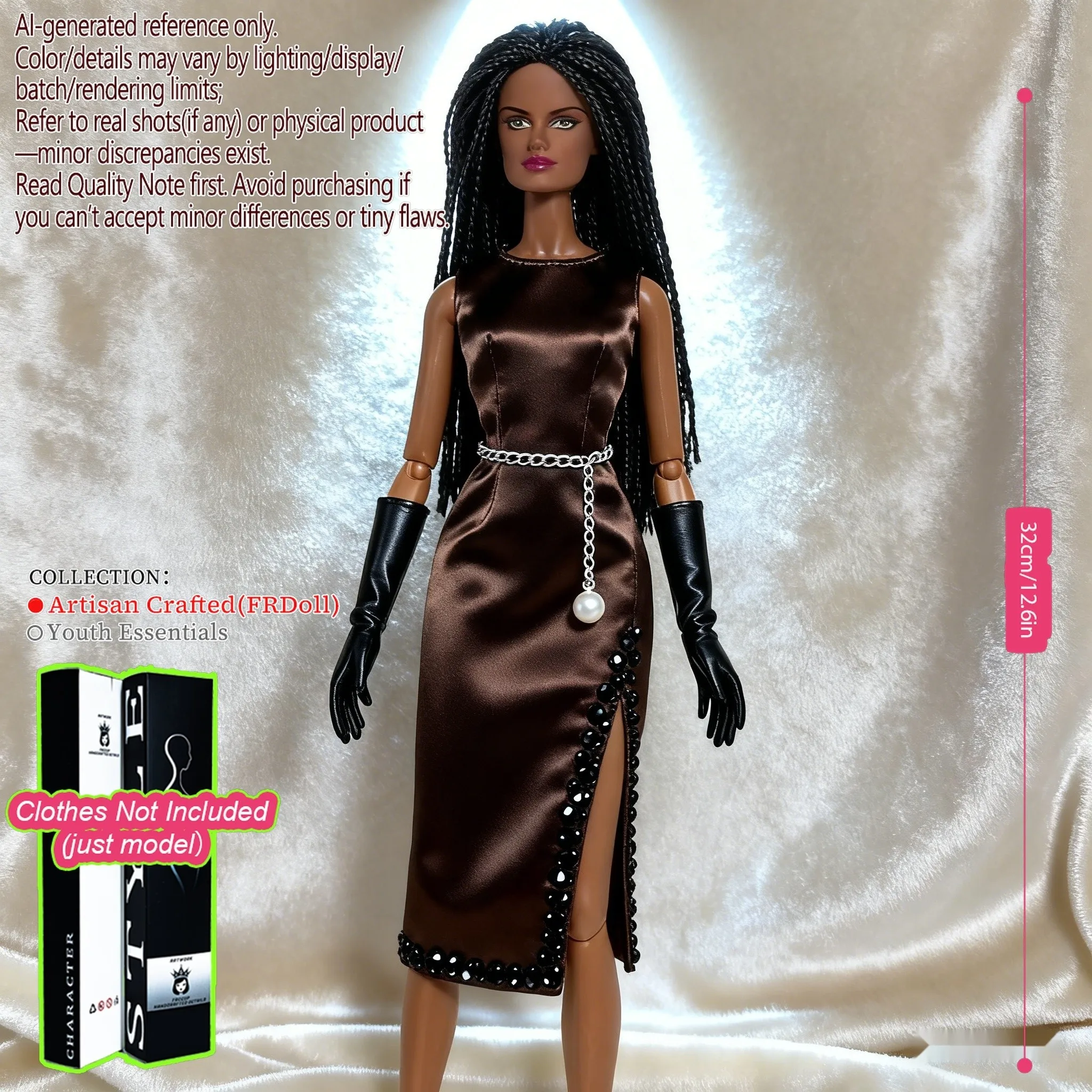 BJD da collezione multi-giunto, trucco intercambiabile a 12 articolazioni in scala 1/6 (senza abbigliamento)