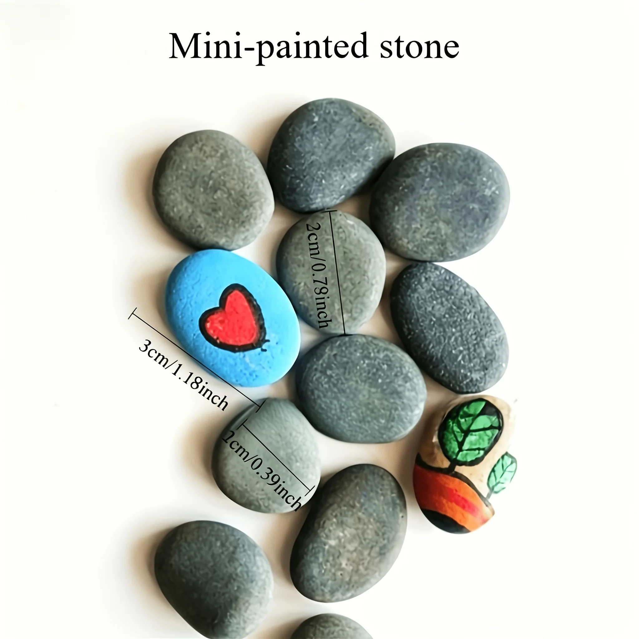 Natural River Rocks Smooth Flat Stones In Grayish-black Tones Perfect For Handmade Crafts Fish Tank Decor Rock Painting Fx5917