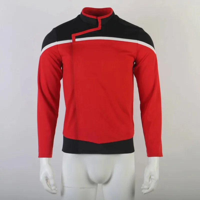 جديد 2025 أزياء الهالوين للرجال والنساء الدعامة على شكل نجمة الطوابق السفلى تريك فريمان الأحمر زي رثرفورد قميص علوي أصفر وأزرق ☆ ★