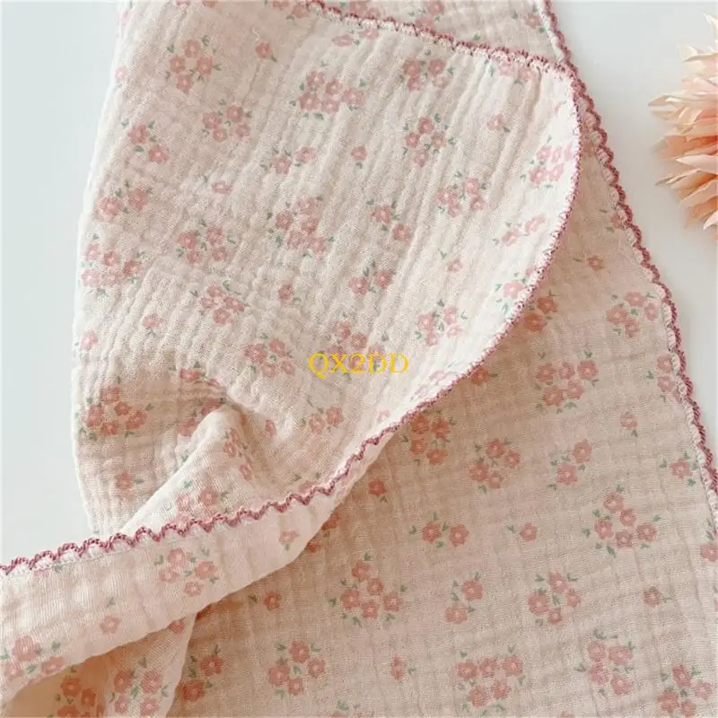 QX2D Toddlers Burp Cloth Baby Towel Multi-Use Wash Cloth Facecloth High Absorbent Feeding Bibs Infant Quick-Dry Sweat Towel