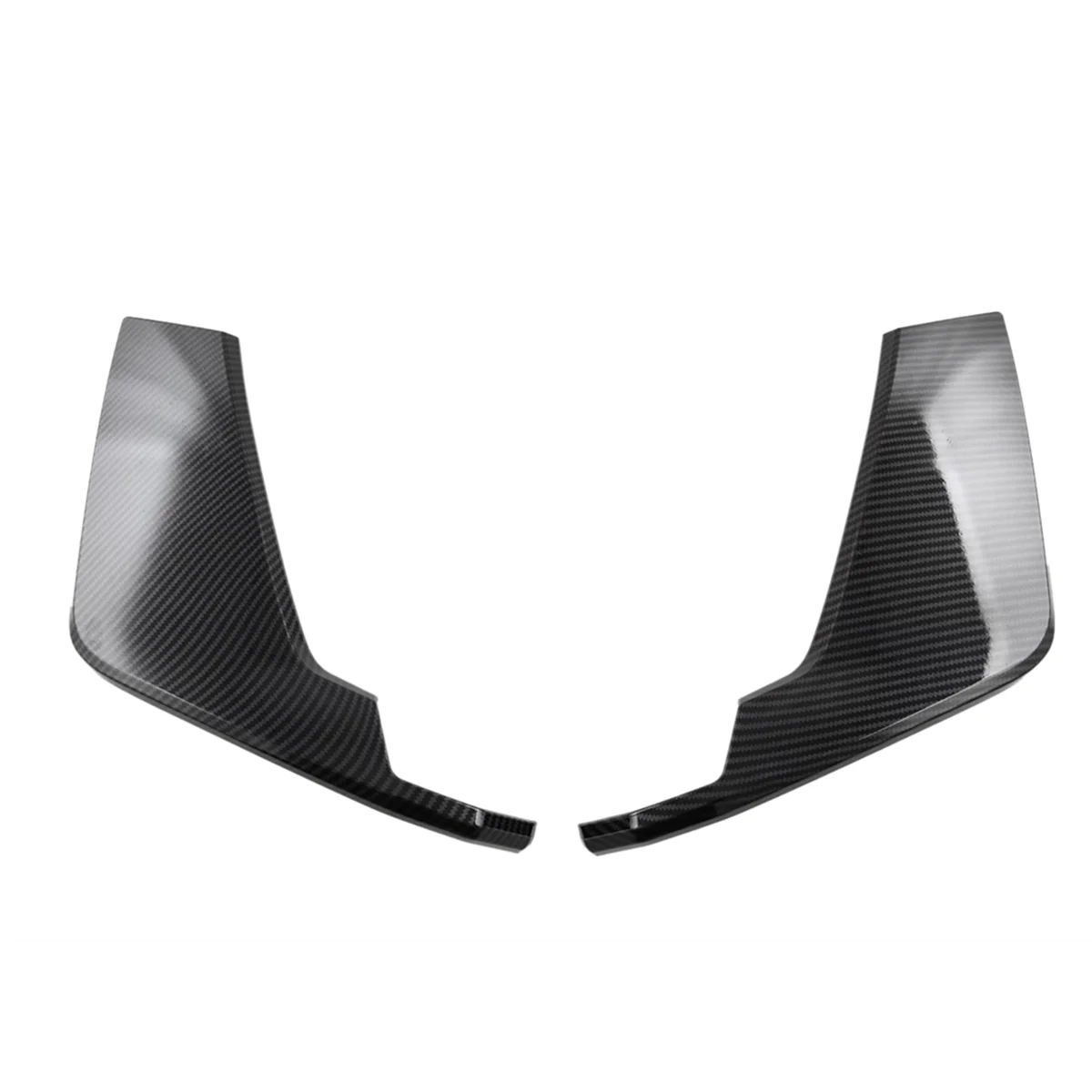 Carbon Fiber Color Car Rear Bumper Side Splitter Spoiler Decor Cover Trim for BYD Dolphin Mini/BYD Seagull