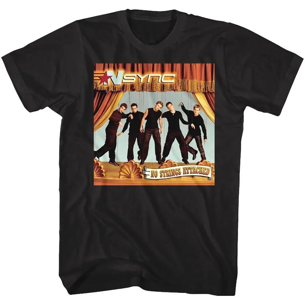 NSYNC Justin Timberlake No Strings Attached Album Cover Men's T Shirt Pop Music