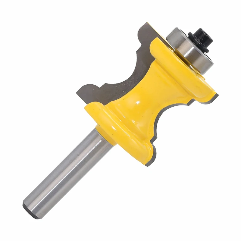 LAVIE 1PC 8mm Concave Radius Milling Cutters Convex Column Line knife Molding Router Bit Tenon Cutter for Woodworking MC02035