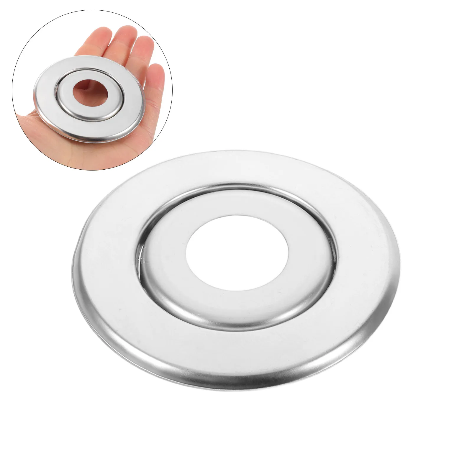 18Pcs Double Layer Fire Sprinkler Escutcheon Cover Recessed Metal Sprinkler Head Trim Plate for Residential Commercial Ceiling
