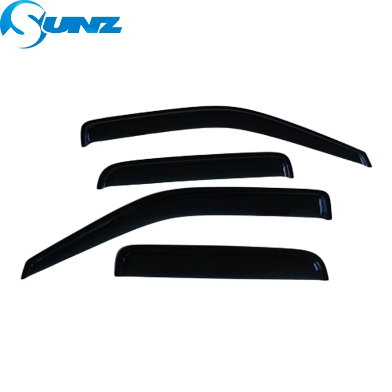 Side Window Vent Visor For Isuzu D-max Dmax 2007 2008 2009 2010 2011 Sun Rain Deflector Guard Awning Shelter Weathershields