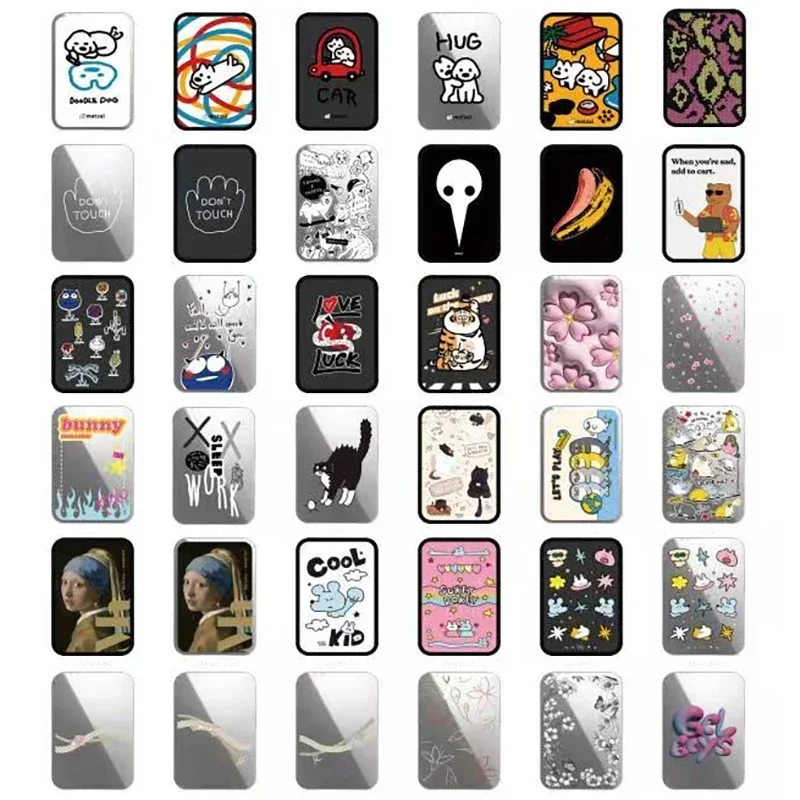 

Black Silver Magnetic Folding Phone Stand for IPhone 12 13 14 15 16 17 Pro Max Holder Mount Support for S25U