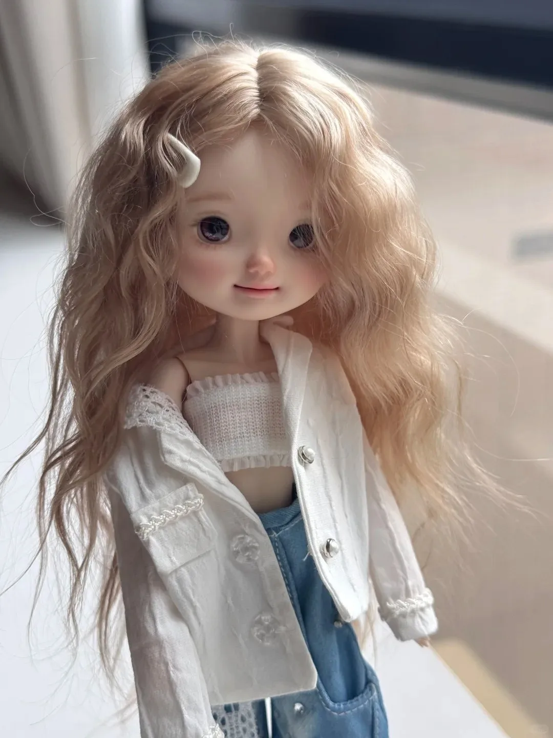 

dolls in offers articulated dolls BJD doll 1/6 bailu K3 female doll special body blue bean resin toy