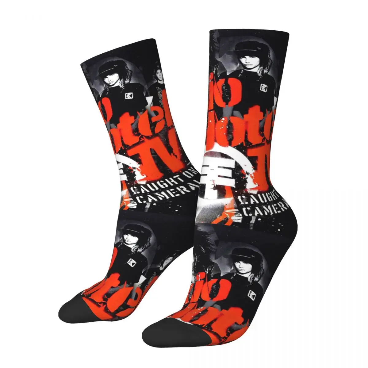 

Tokio Hotel Band Crew Unisex Winter Socks Windproof Happy Socks Street Style Crazy Sock